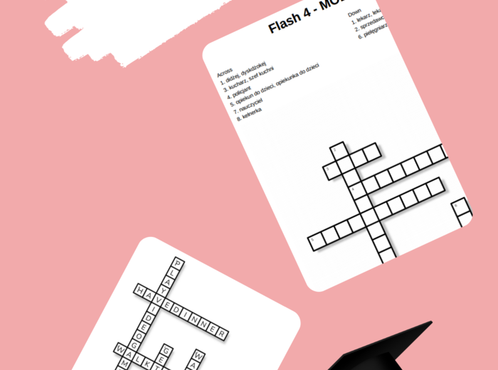 Flash 4 – Module 1 – krzyżówki