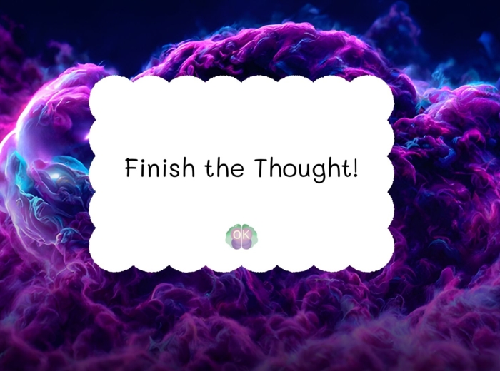🗣️ Finish the Thought – kreatywne dokończ zdanie! ✨ (materiał na zajęcia z języka angielskiego, poziom A2–C1, 13 stron)arty do rozmowy, mówienie po angielsku, konwersacje, dokończ zdanie, finish the thought, speaking prompts, angielski dla młodzieży, zaj