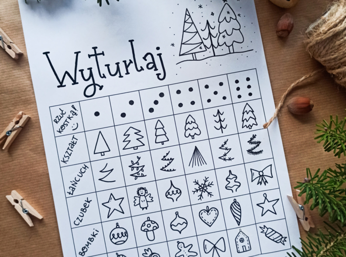 Boże Narodzenie - gra "WYTURLAJ CHOINKĘ"