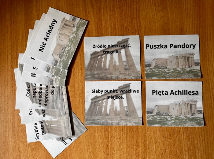 Mitologia - memory - związki frazeologiczne