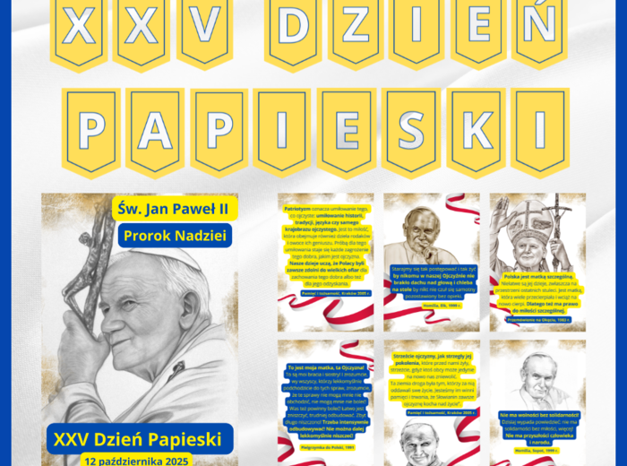 Jan Paweł II – Prorok Nadziei - materiały na gazetkę z girlandą