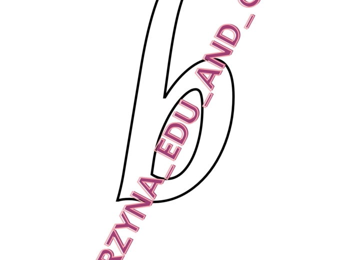 Szablon liter - charm - małe