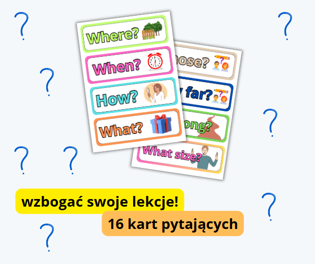 KARTY PYTAJĄCE, ANGIELSKI