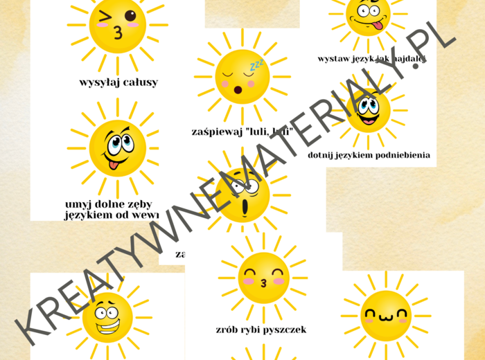 Wakacyjna GIMNASTYKA BUZI I JĘZYKA