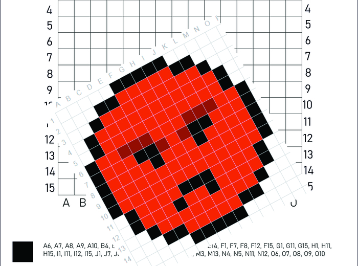 Kodowanki, emotki, emotikonki, odkoduj emocje. Kodowanie, pixel art- zestaw 6 kodowanek.