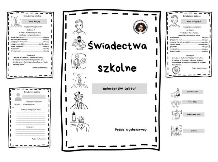 ŚWIADECTWA BOHATERÓW LEKTUR