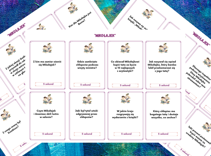 "MIKOŁAJEK" – gra typu „5 sekund” – 56 pytań