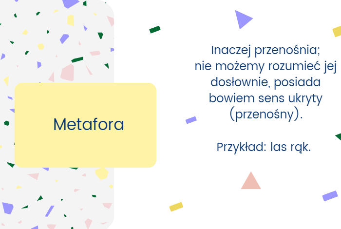 Środki poetyckie - prezentacja