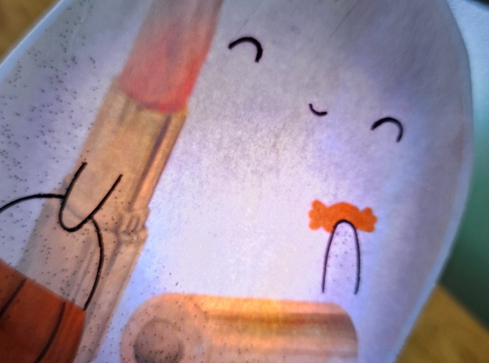 Halloween DYSLALIA zabawy z latarką LOGOPEDIA