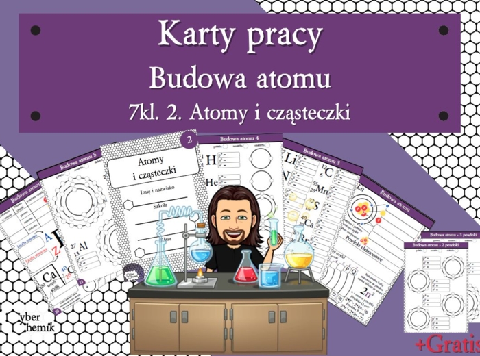 Karty pracy- Klasa 7. Chemia – Budowa atomu