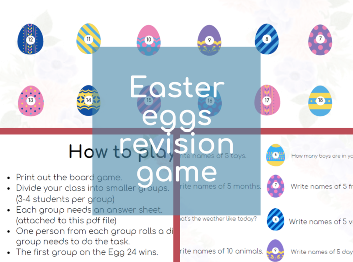 Easter eggs - revision game