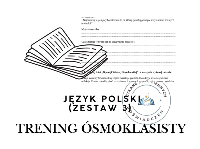 Trening ósmoklasisty – język polski (zestaw 3)