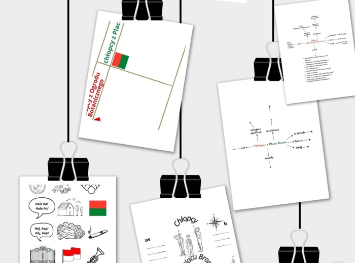 "Chłopcy z Placu Broni" cykl lekcji z kartami pracy