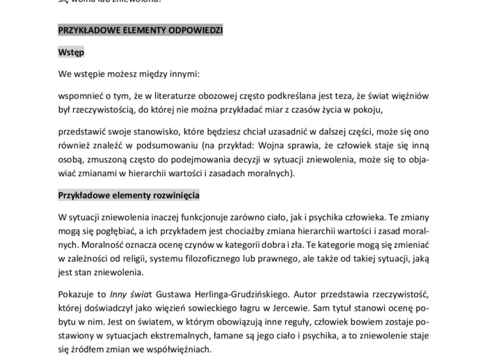 Matura 2026-2028. Język polski. Opracowanie pytań jawnych