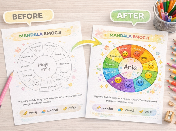 Plakat „Energia kolorów”