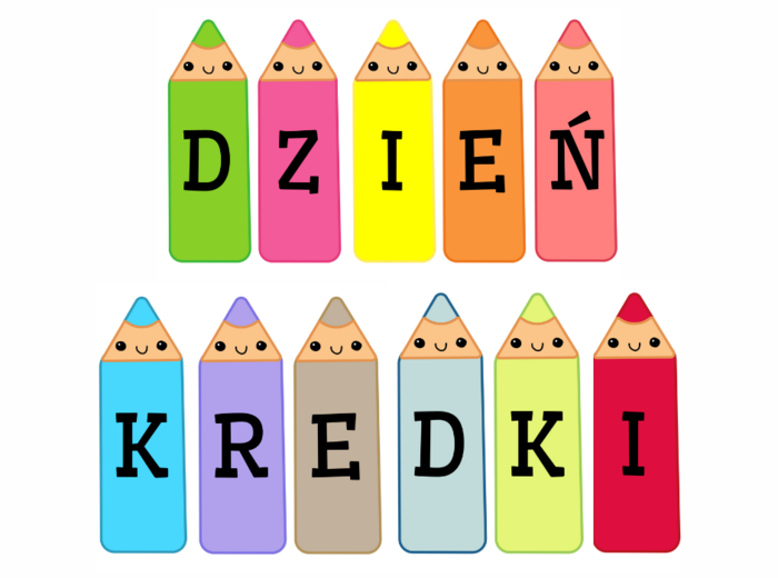 Darmowa girlanda - dzień kredki