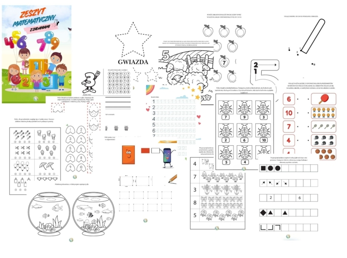 ZESZYT MATEMATYCZNY Z ZADANIAMI