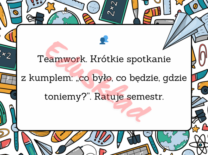 Jak przetrwać rok szkolny – gazetka ścienna
