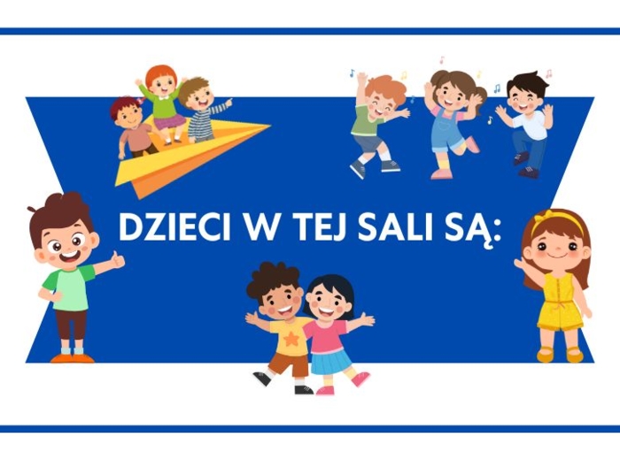 Dzieci w tej sali są