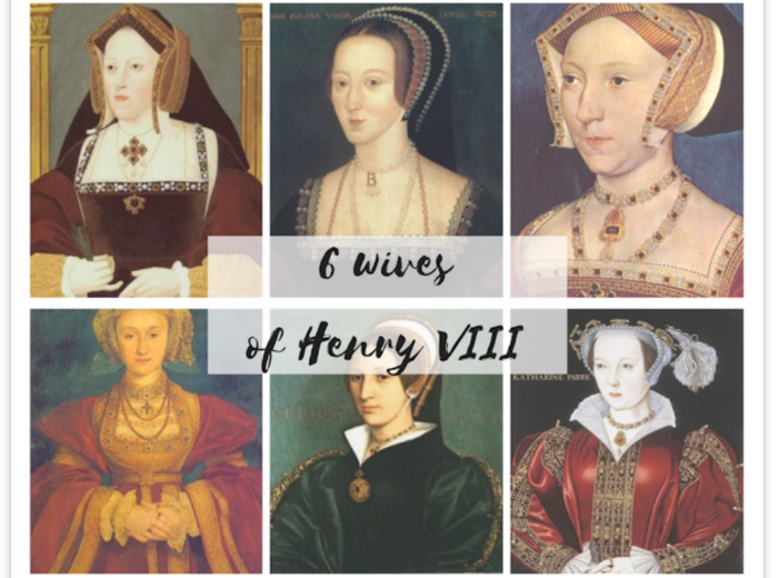 Angielski. 6 żon Henryka VIII