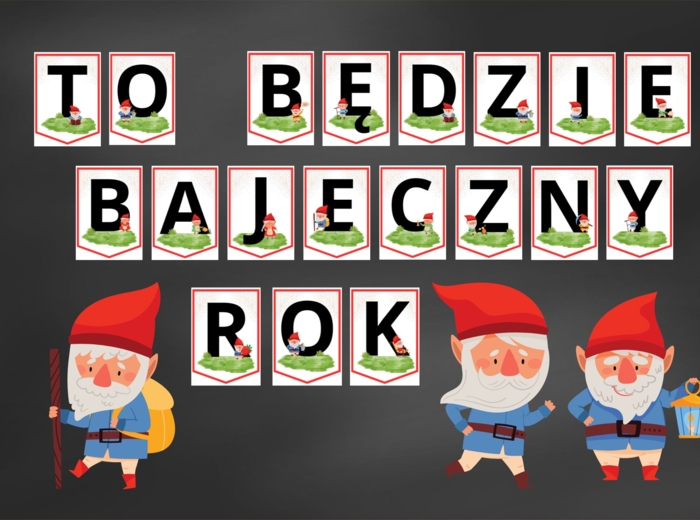 GIRLANDA PRZEDSZKOLE ŻŁOBEK ROZPOCZĘCIE ROKU