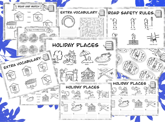 TIGER & FRIENDS 2 Unit 6 Holiday places Road safety rules