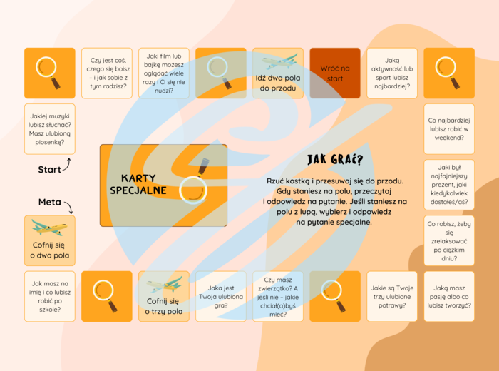 Integracja – gra planszowa wspierająca budowanie relacji