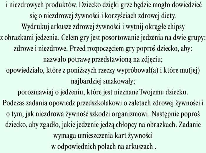 GRY EDUKACYJNE - ŚWIATOWY DZIEŃ ZDROWIA