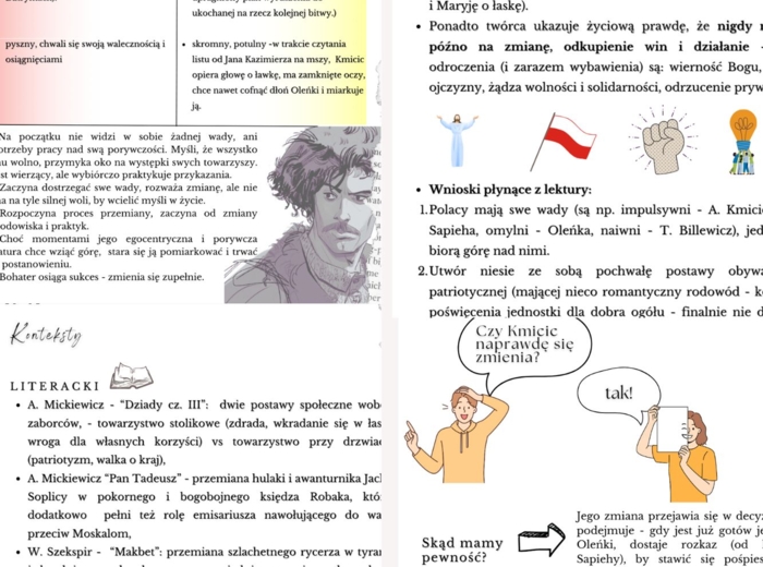 H. Sienkiewicz "Potop" - opracowanie maturalne - 17 stron