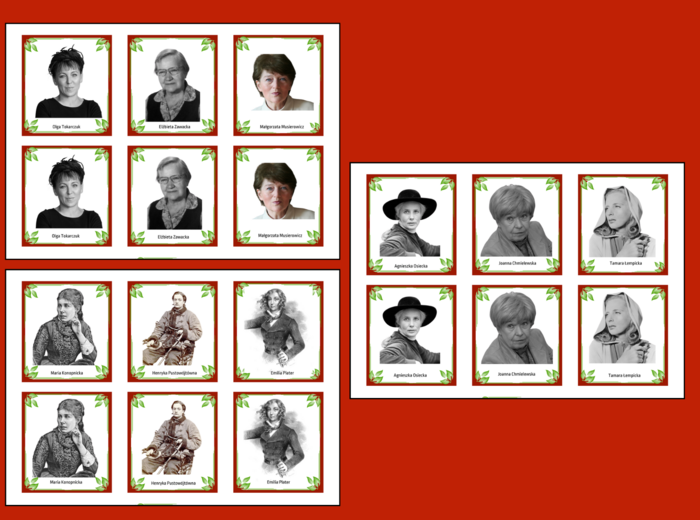 Dzień Kobiet – SŁAWNE POLKI – memory – 36 szt. – biblioteka – świetlica
