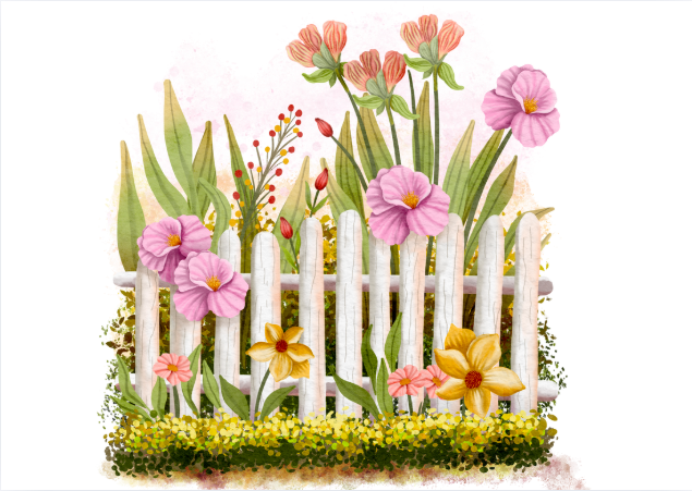 Gazetka Pani WIosna| 2 plakaty XXL- 4 x A4| Idealna jako kolorowa ozdoba klasy, korytarza lub świetlicy