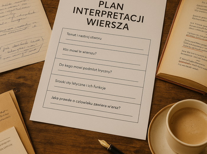 Wklejka. Plan interpretacji wiersza