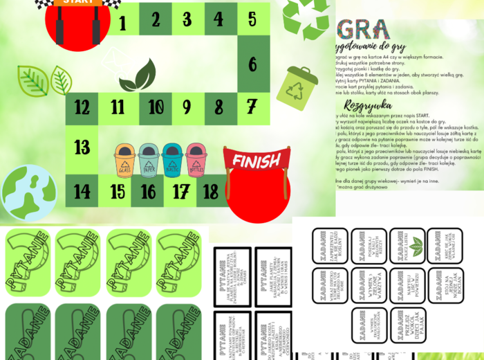 EKO GRA PLANSZOWA / DZIEŃ ZIEMI / EKOLOGIA