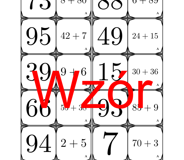 Domino - Dodawanie do 100 | matematyka