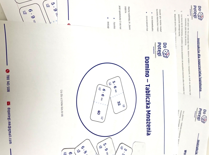 Pakiet 4 gier – Tabliczka mnożenia