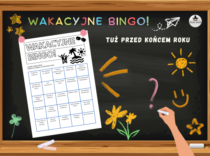 WAKACYJNE BINGO – integracyjna zabawa na koniec roku szkolnego!