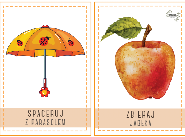 Jesienne karty ruchowe