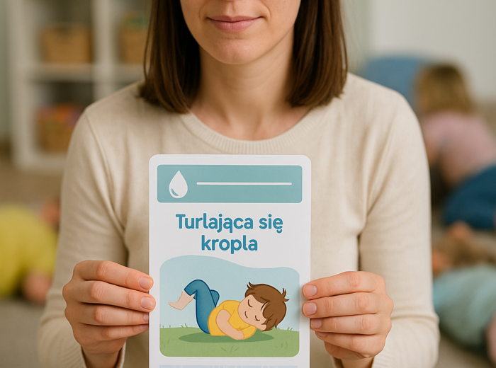 Karty ruchowe „Skacz po kałużach”