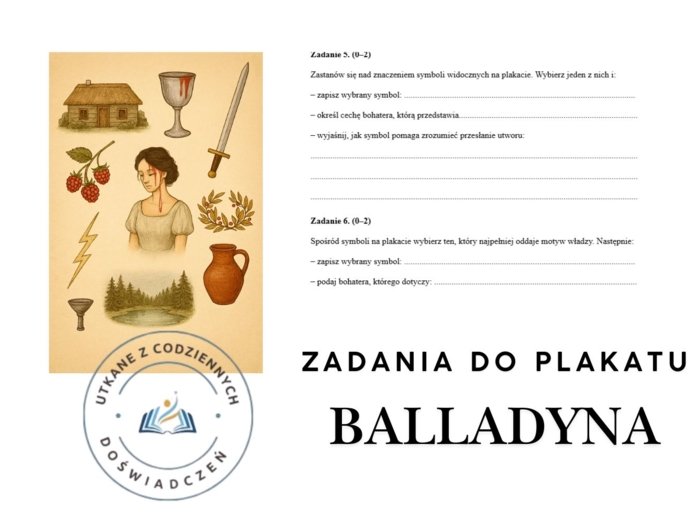 ZADANIA DO PLAKATU- ,,Balladyna" (symbole graficzne)