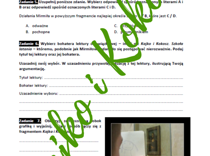 E8 "Kajko i Kokosz" *ZBIÓR ZADAŃ EGZAMINACYJNYCH* - wymagania 2024/2025 i 2025/2026