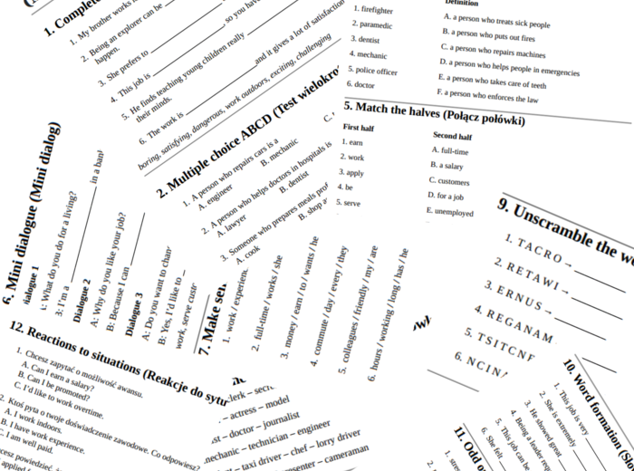 Repetytorium ósmoklasisty cz. 1 – Unit 4 (Macmillan) – vocabulary revision
