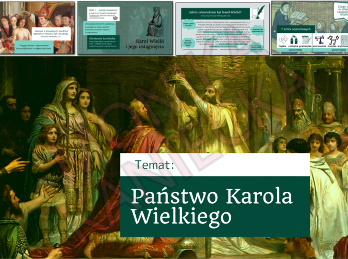 Państwo Karola Wielkiego - prezentacja historia klasa 5
