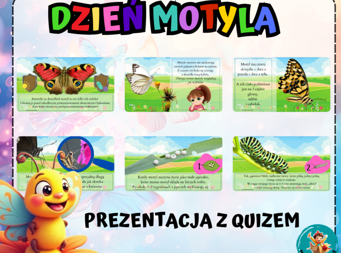DZIEŃ MOTYLA - PREZENTACJA + PAKIET MATERIAŁÓW