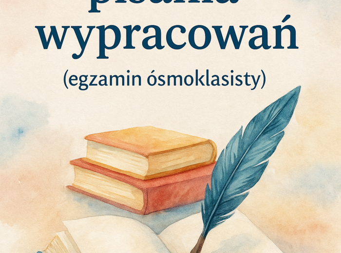 Schematy do opowiadań, rozprawek i przemówień – egzamin ósmoklasisty