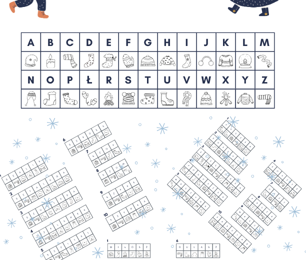 Logopedia - Zimowe kodowanie utrwalające głoski szumiące