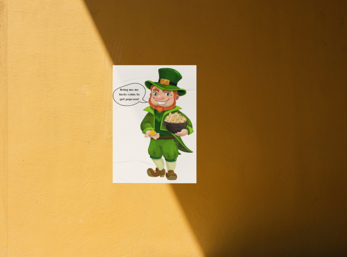 Leprechaun and his coins - skrzat i jego monety (St. Patrick's Day/dzień św. Patryka)