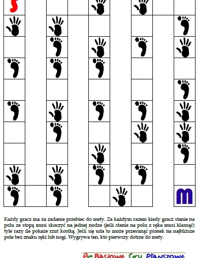 Ręka-Noga – Gra planszowa