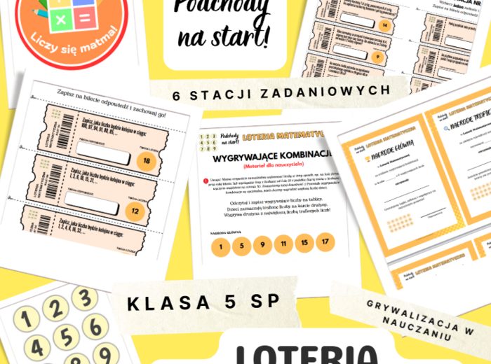 Podchody na Start – Loteria Matematyczna kl. 5 SP