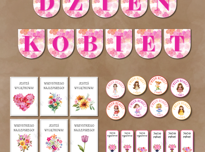 Dzień Kobiet – gotowy zestaw PDF