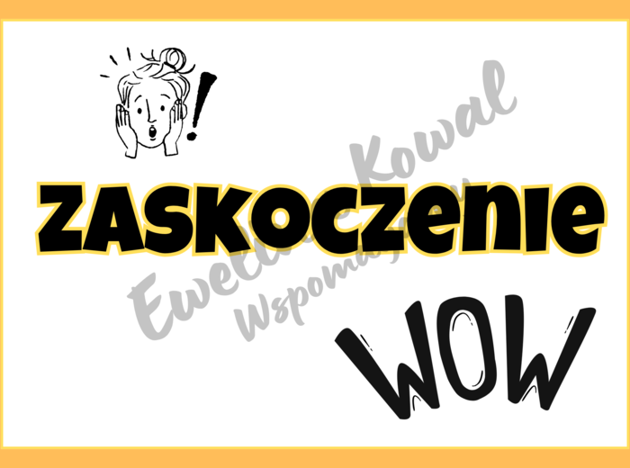 Emocje wokół nas - gazetka tematyczna